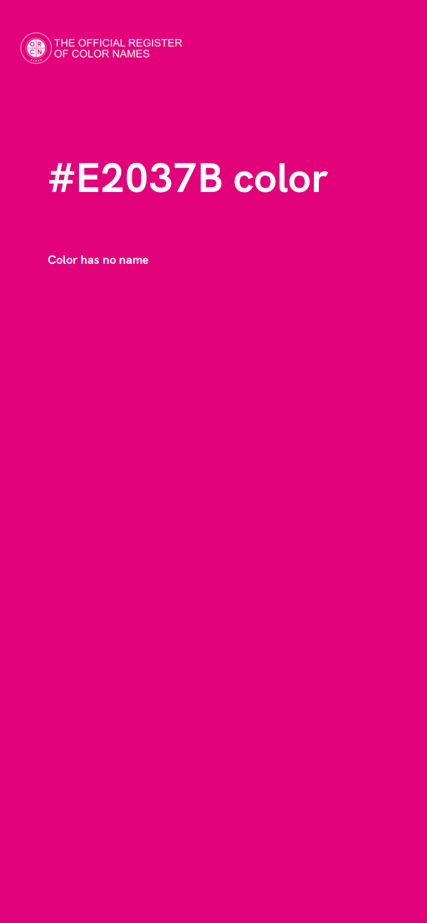 #E2037B color image