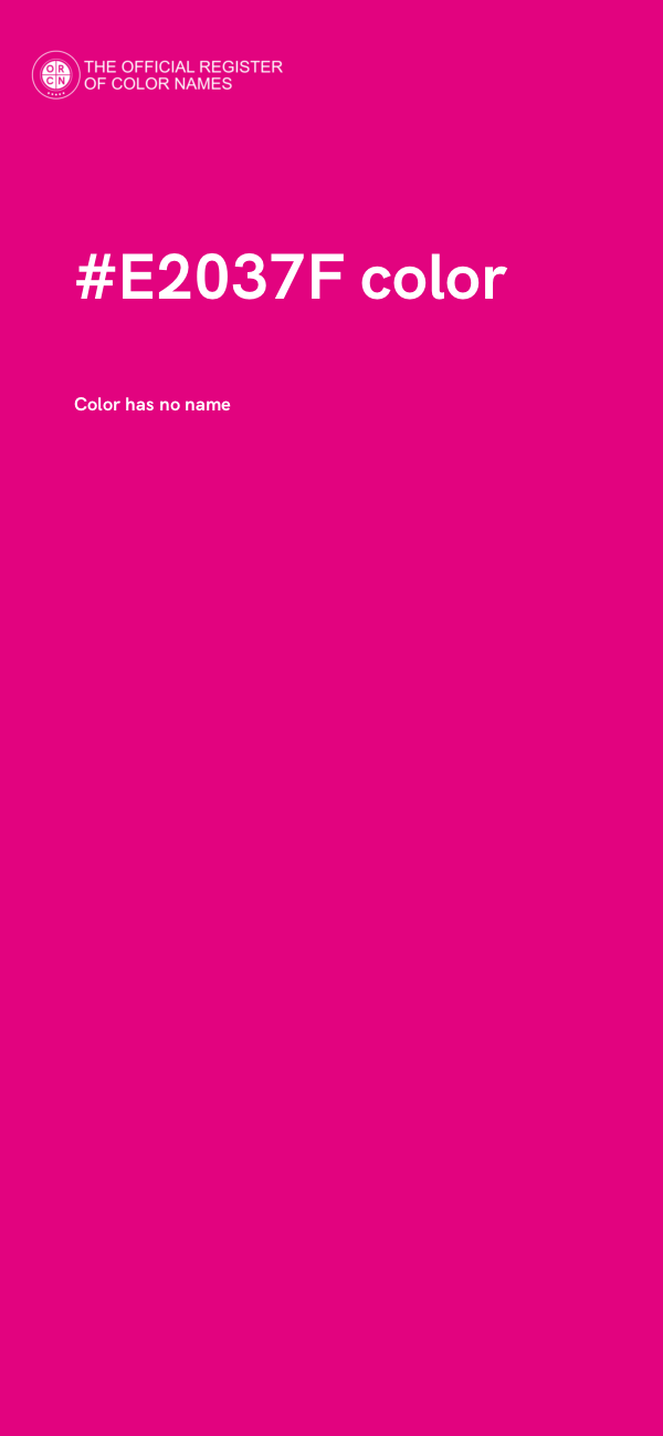 #E2037F color image