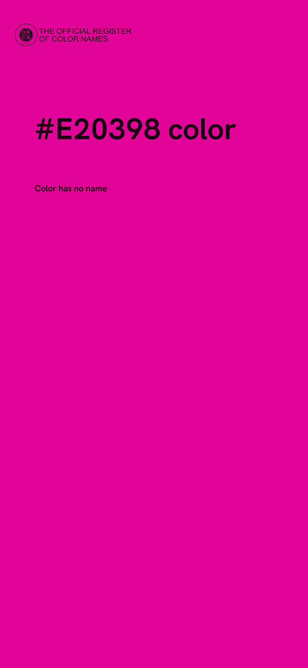 #E20398 color image