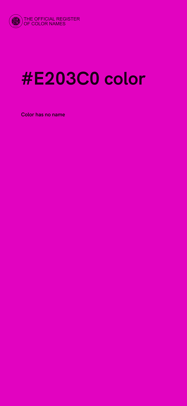 #E203C0 color image