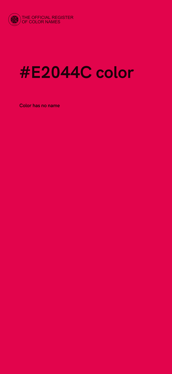 #E2044C color image