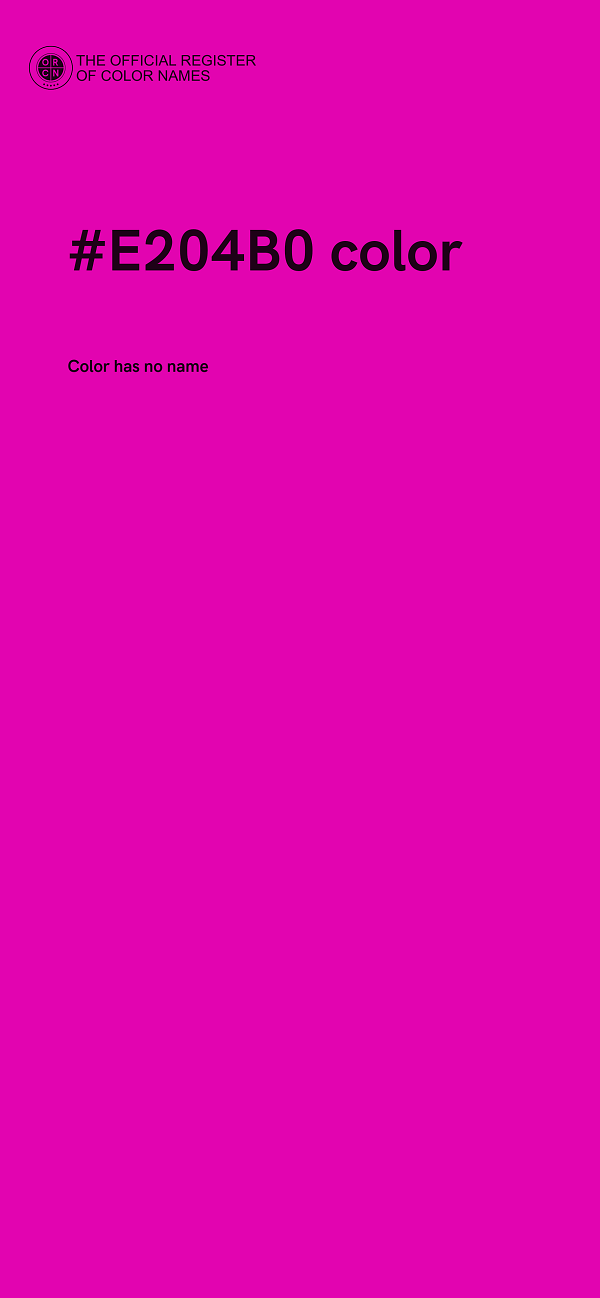 #E204B0 color image