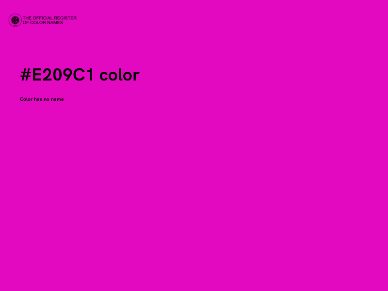 #E209C1 color image