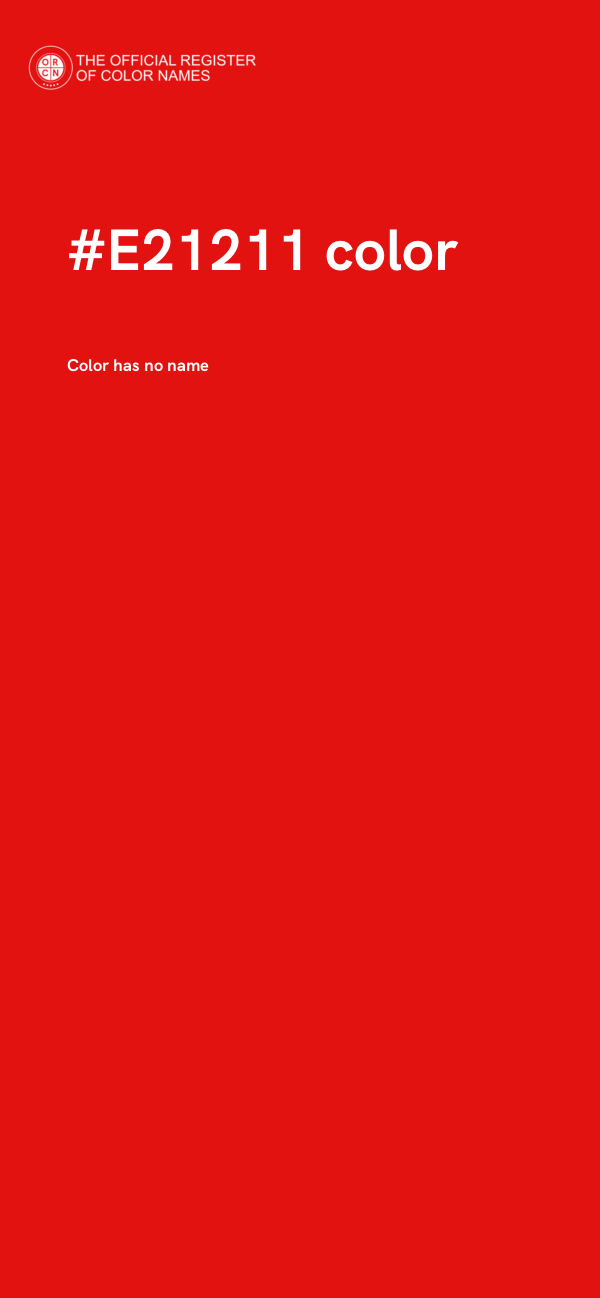 #E21211 color image