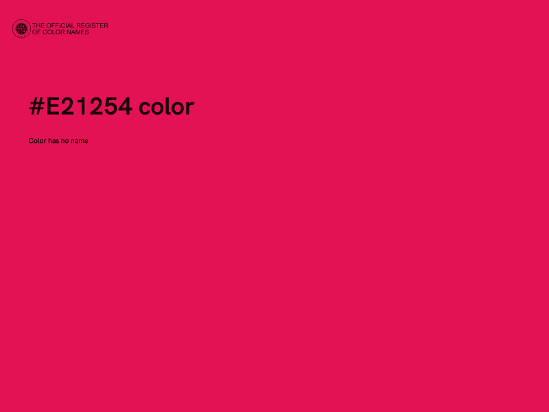 #E21254 color image
