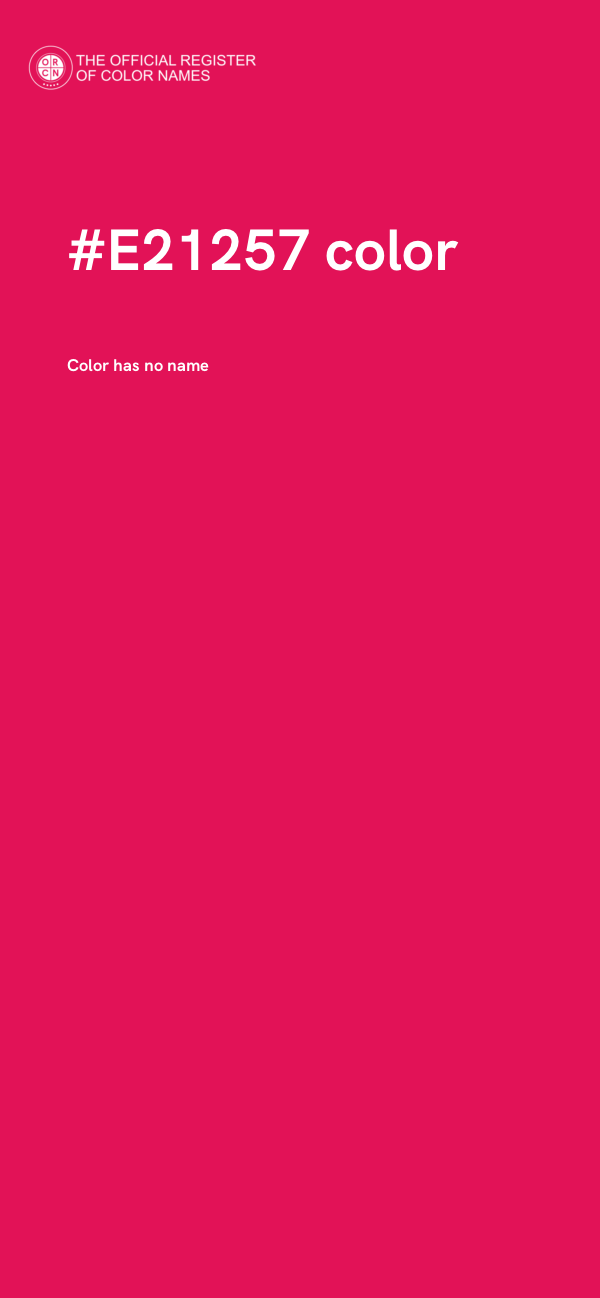 #E21257 color image