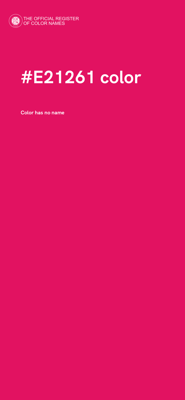 #E21261 color image