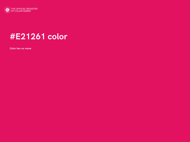 #E21261 color image