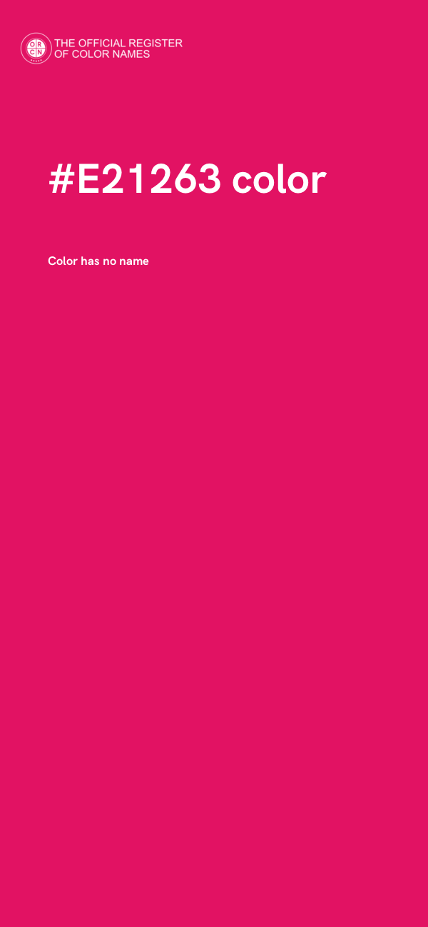 #E21263 color image