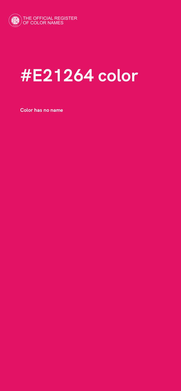 #E21264 color image