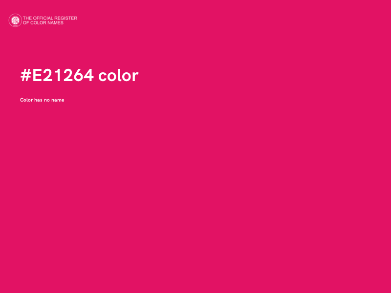 #E21264 color image
