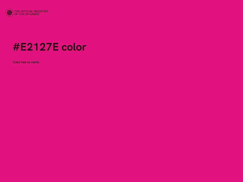 #E2127E color image