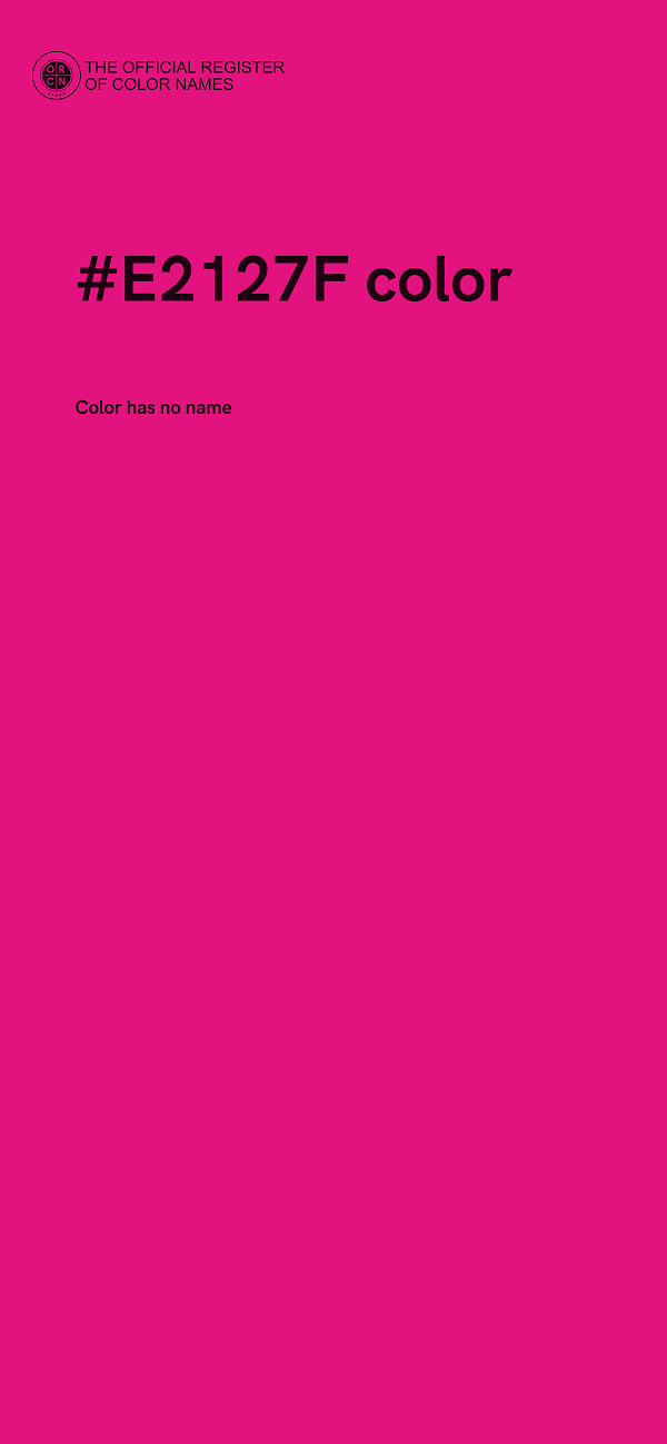 #E2127F color image