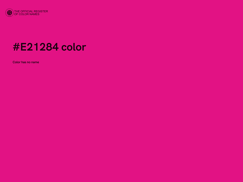 #E21284 color image