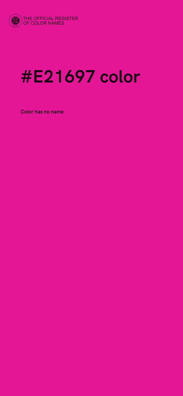 #E21697 color image
