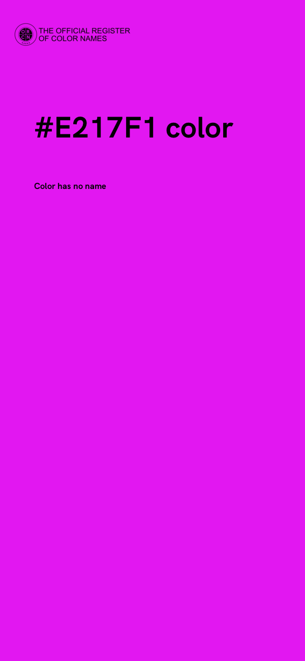 #E217F1 color image