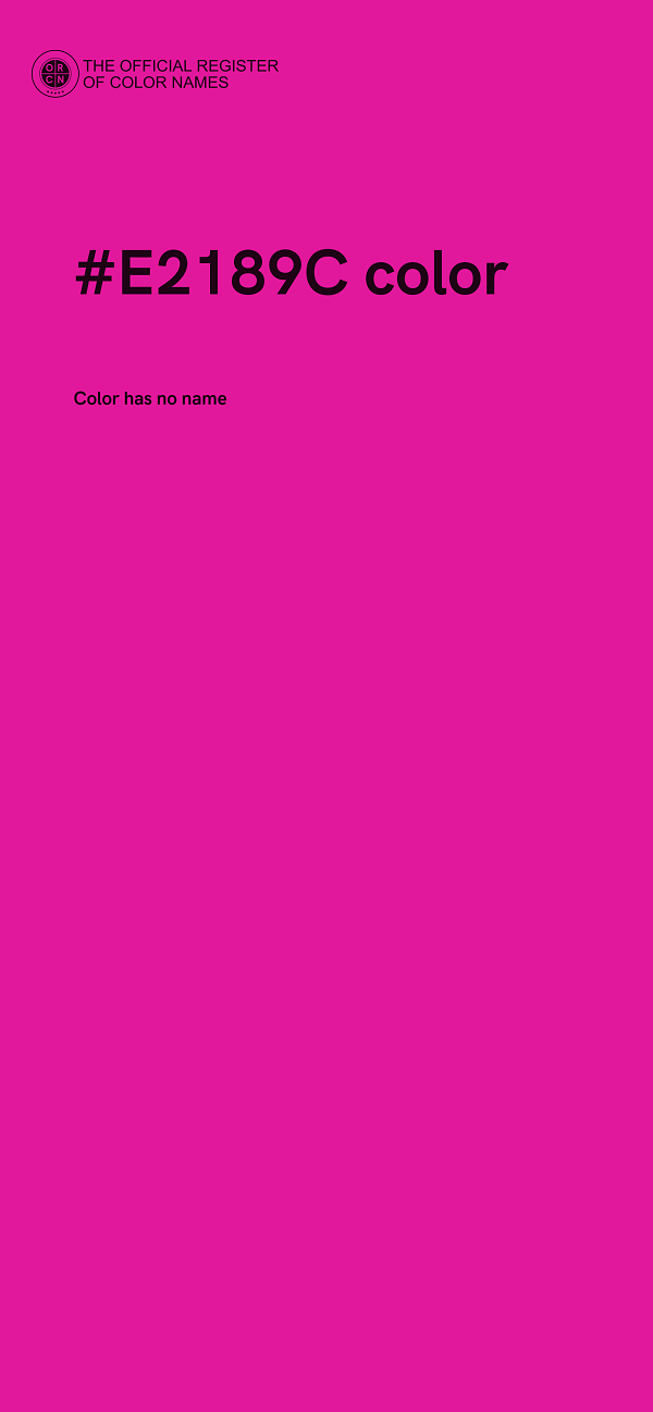 #E2189C color image