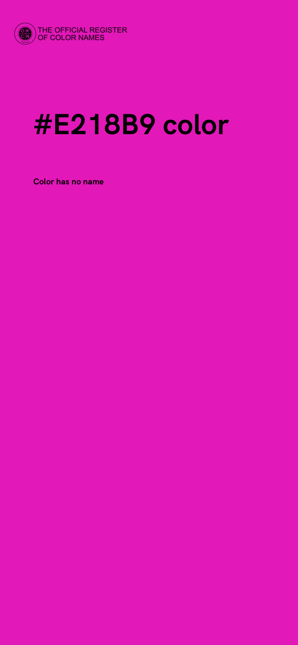 #E218B9 color image