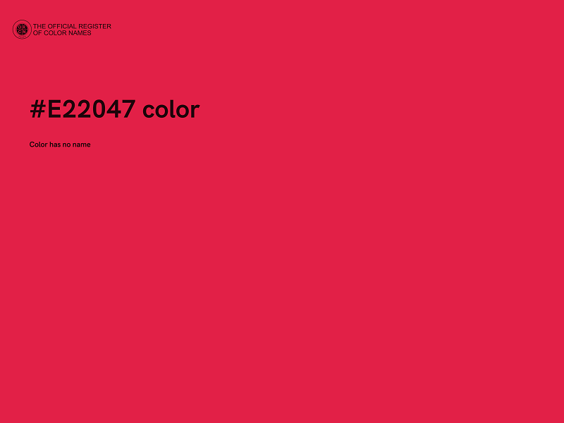 #E22047 color image