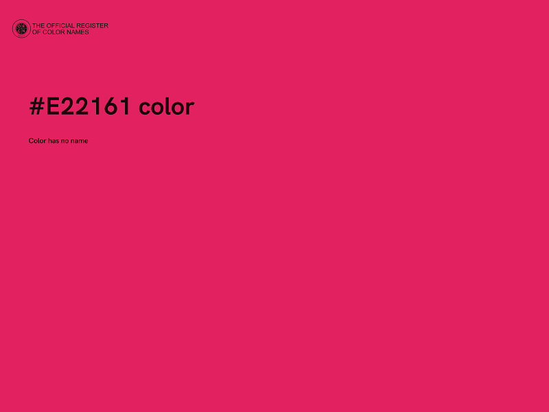 #E22161 color image