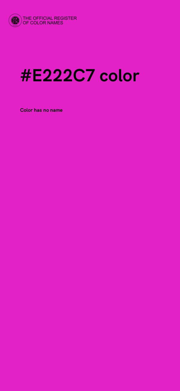 #E222C7 color image