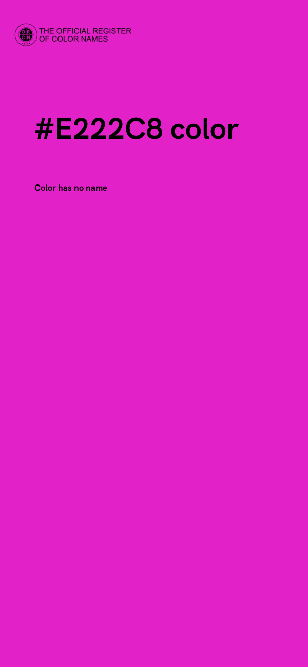 #E222C8 color image