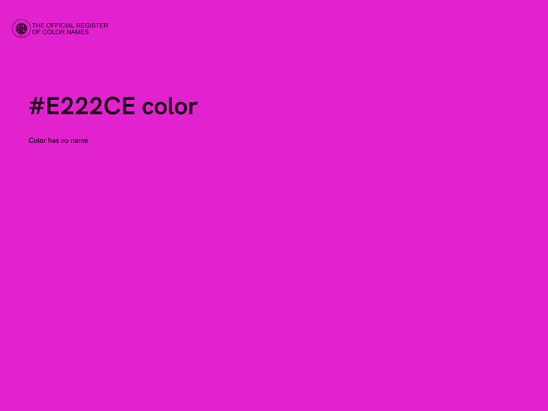 #E222CE color image