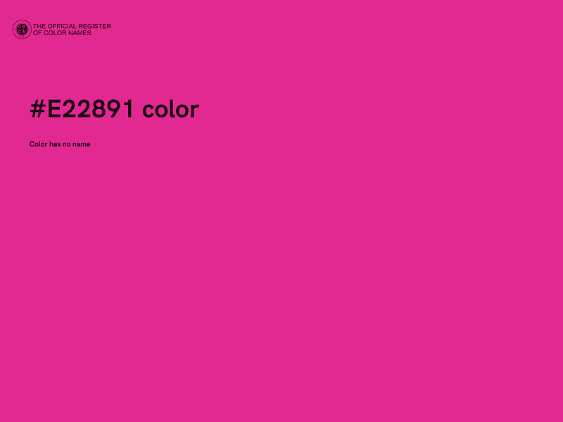 #E22891 color image