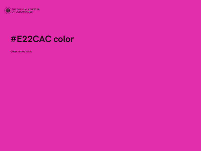 #E22CAC color image