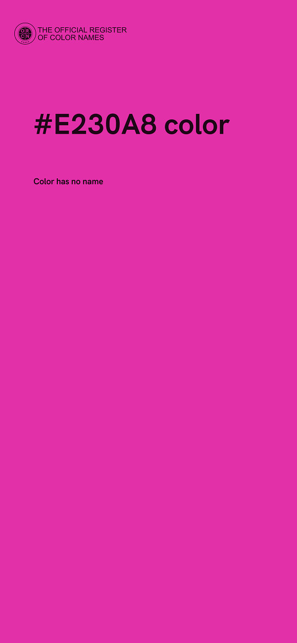 #E230A8 color image