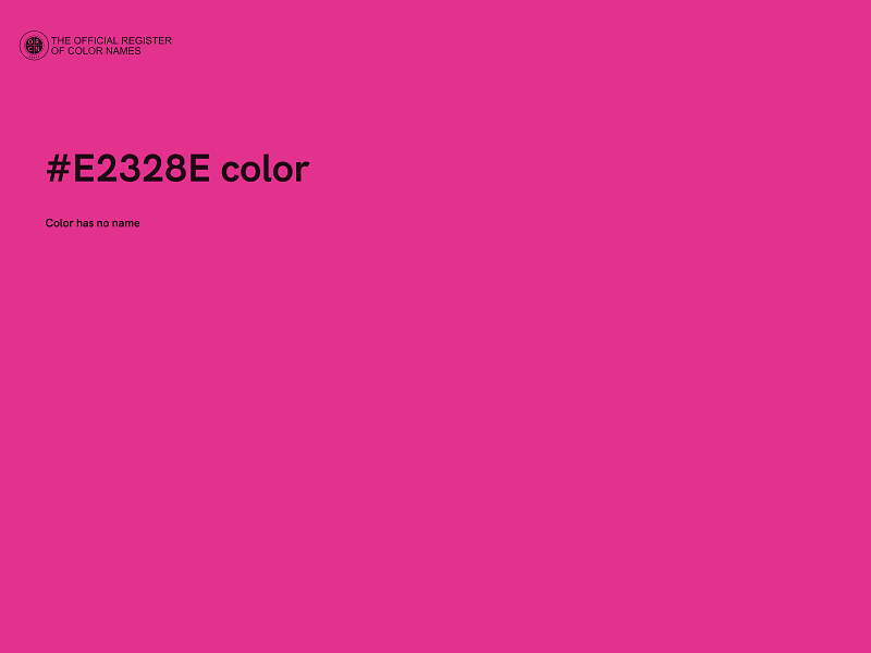 #E2328E color image