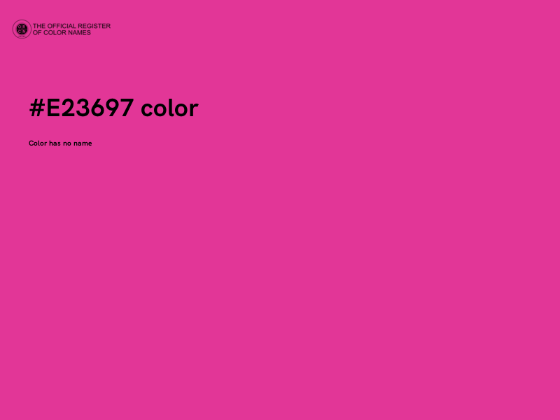 #E23697 color image