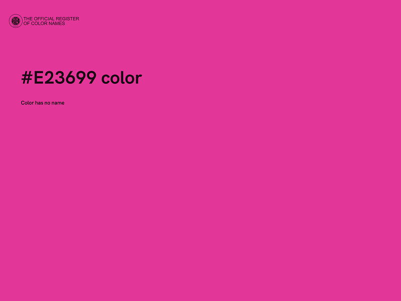 #E23699 color image