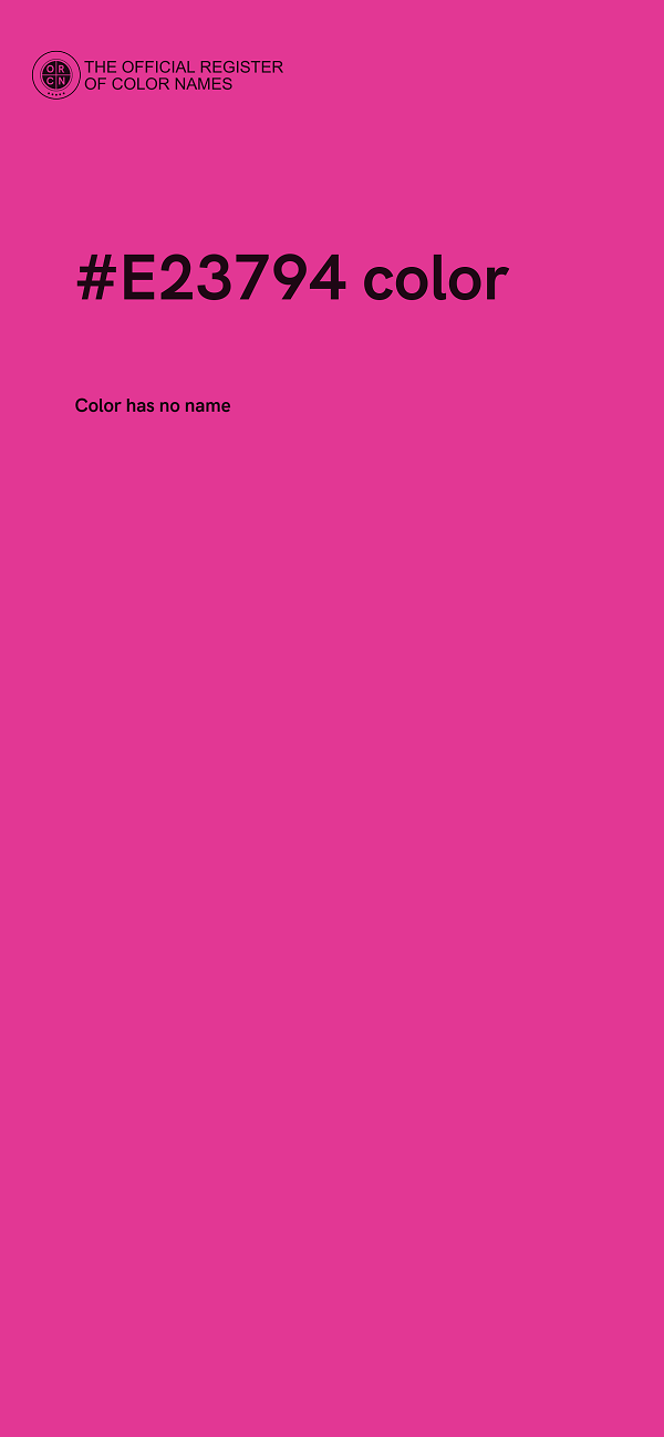 #E23794 color image