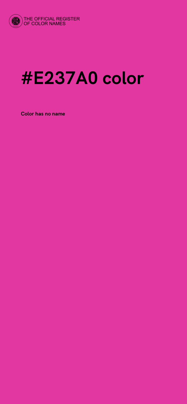 #E237A0 color image