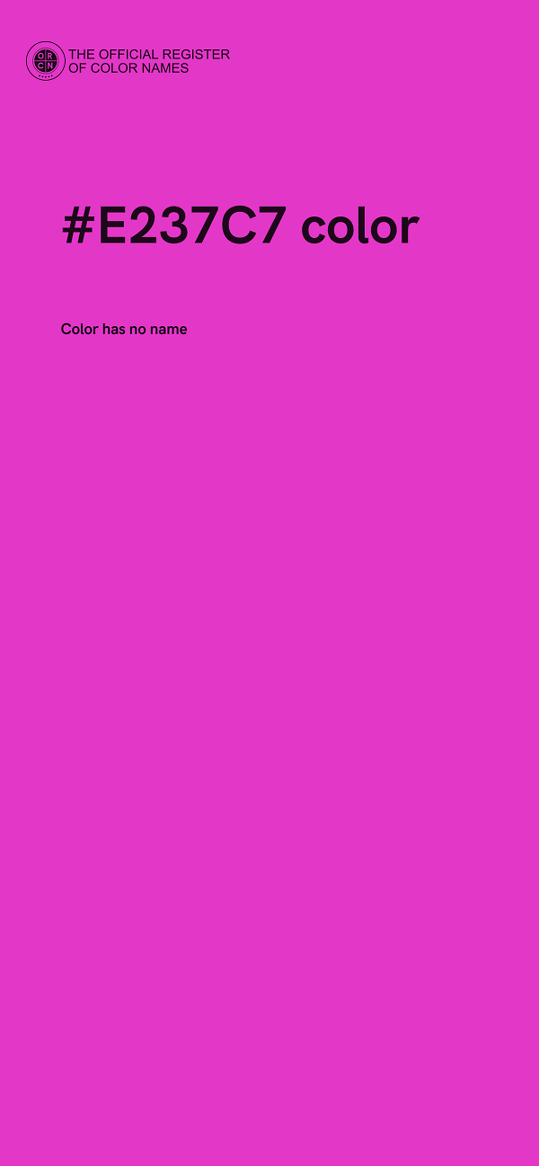 #E237C7 color image