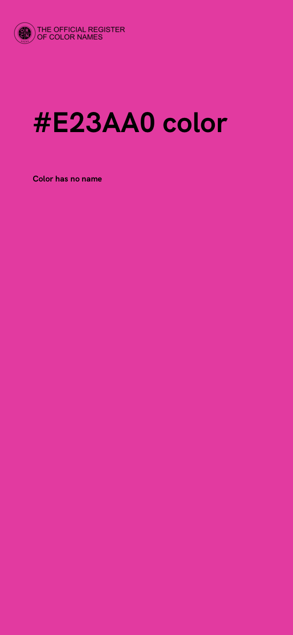 #E23AA0 color image