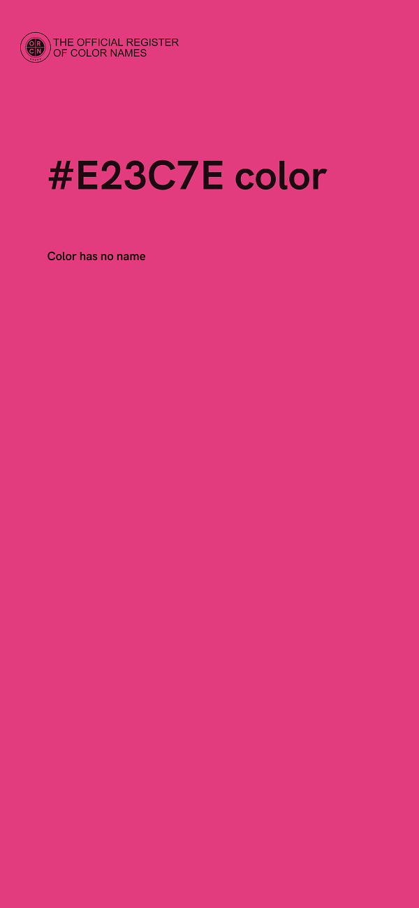 #E23C7E color image
