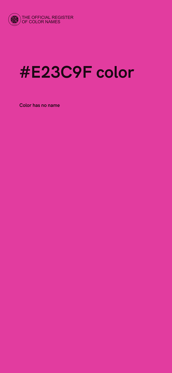 #E23C9F color image