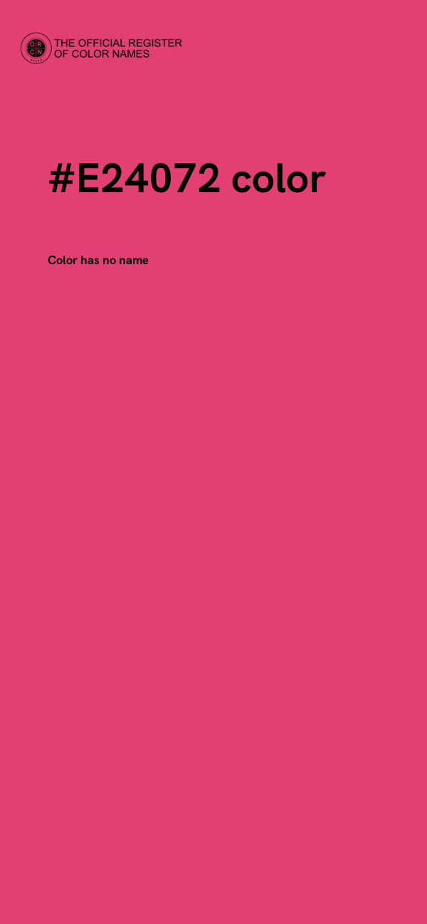 #E24072 color image