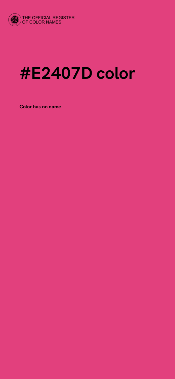 #E2407D color image