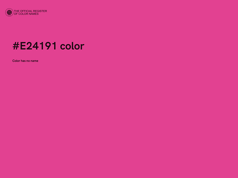 #E24191 color image