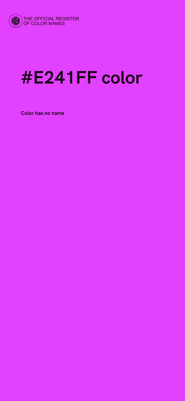 #E241FF color image