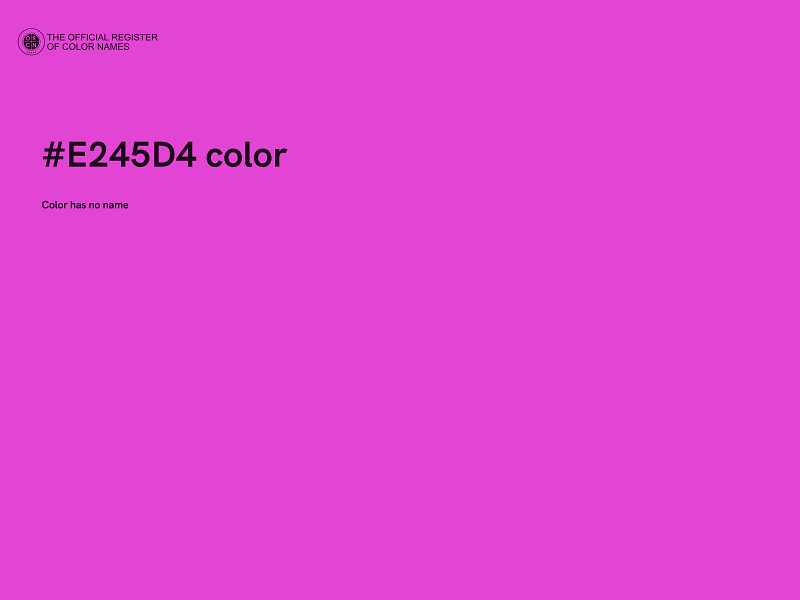 #E245D4 color image