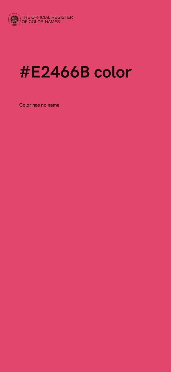 #E2466B color image