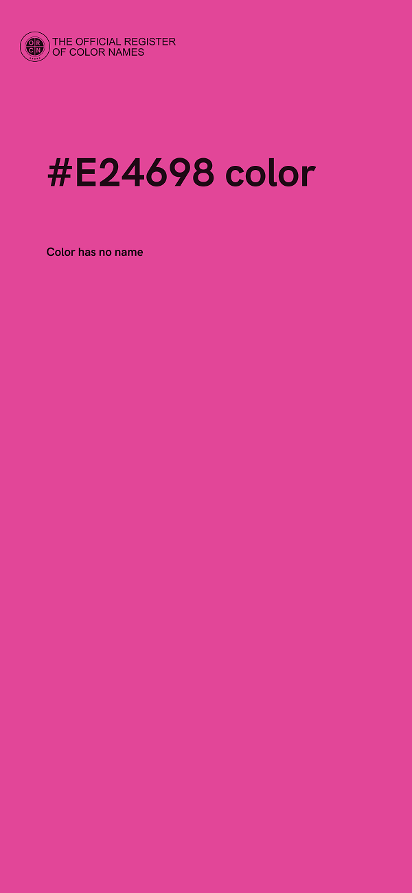 #E24698 color image