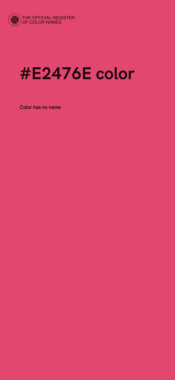 #E2476E color image