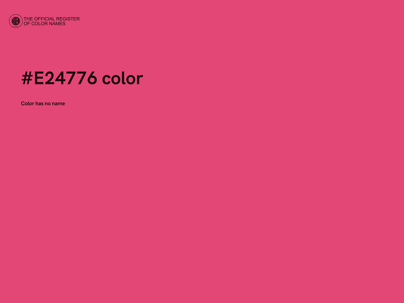 #E24776 color image