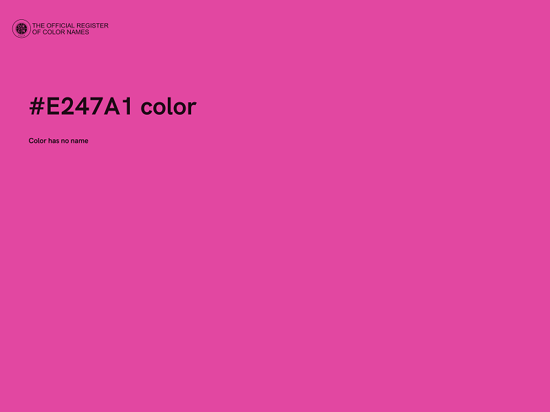 #E247A1 color image