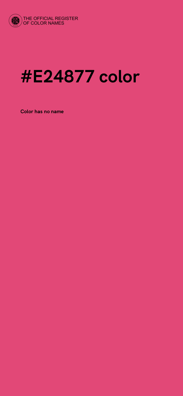 #E24877 color image